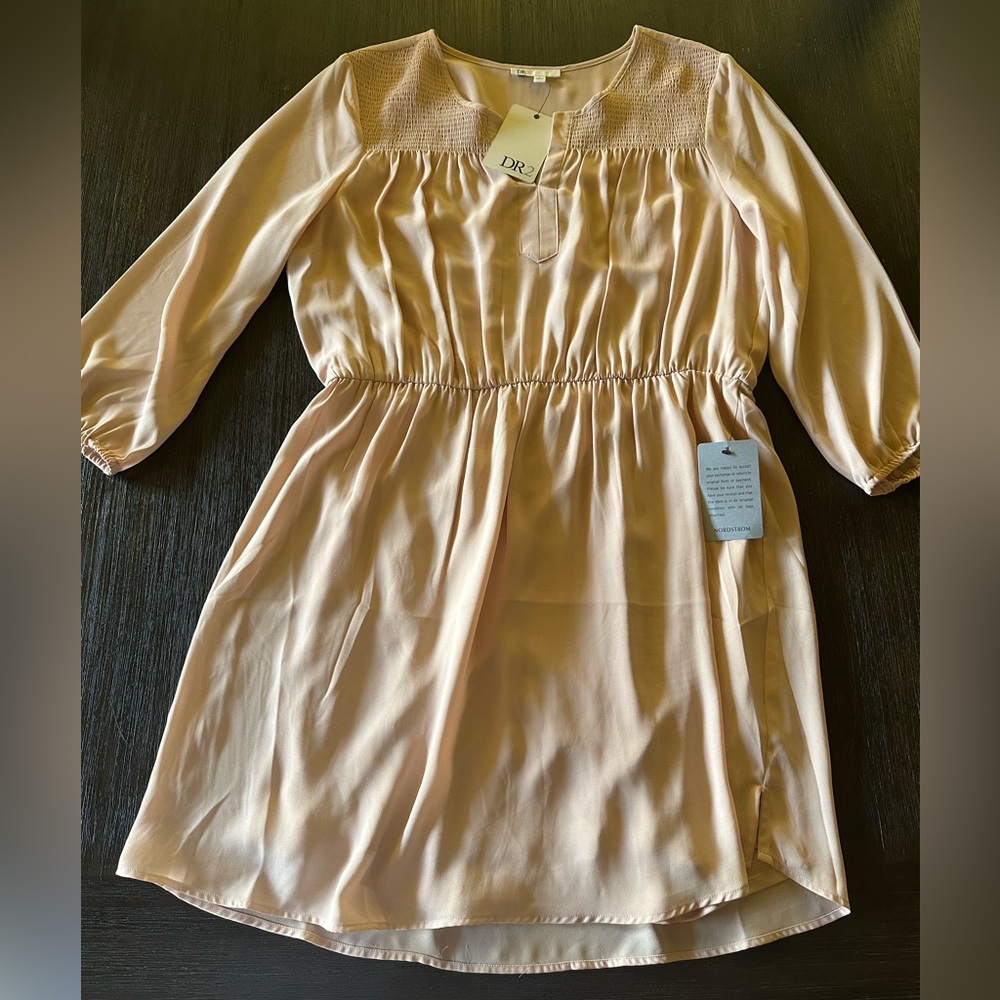 DR2 Blush Pink Smocked Top